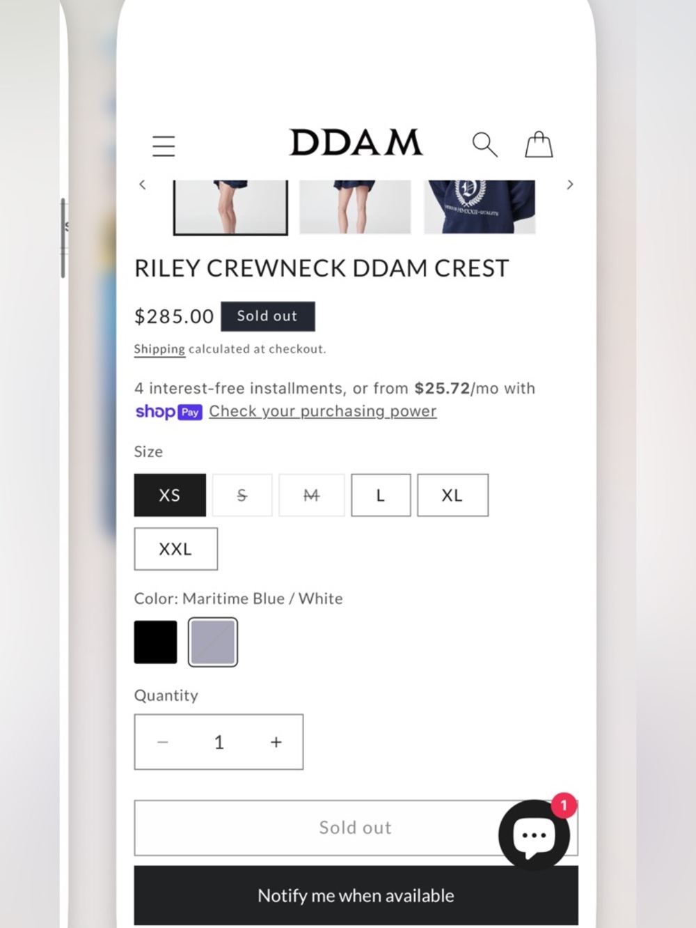 DDAM Riley Crewneck Crest - Picture 5 of 5